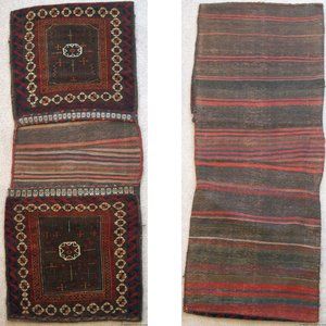 Central Asian Saddlebag - Handwoven - Mid 1900's